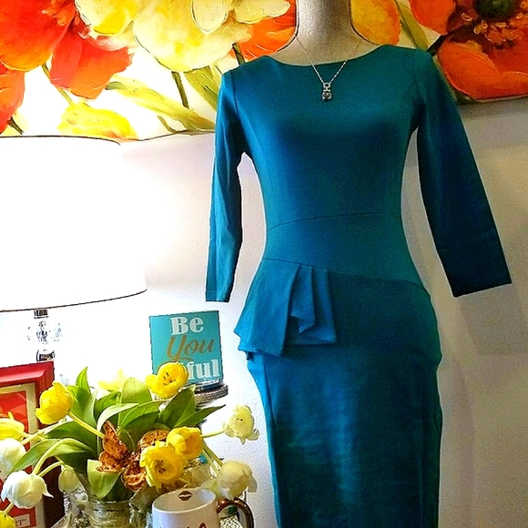 RETRO Vintage Style Wiggle Dress - Picture 6 of 6